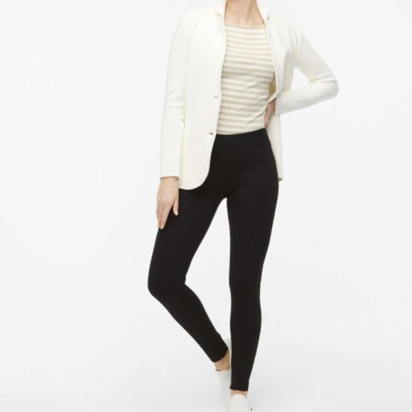 J. Crew Pants - J Crew Gigi Leggings with Side Zip Black NWT 6